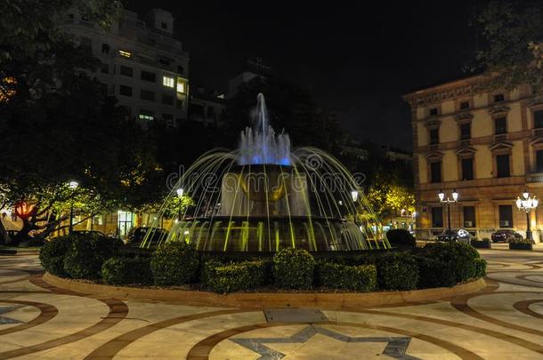 人造喷泉关于列伊达,西班牙