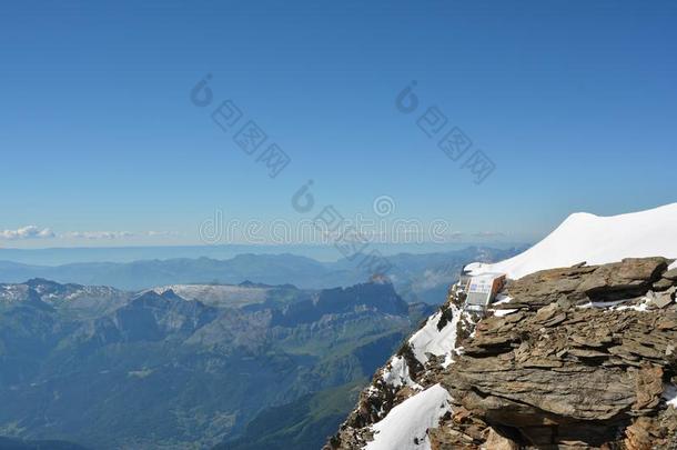 montane山地森林空白的山丘