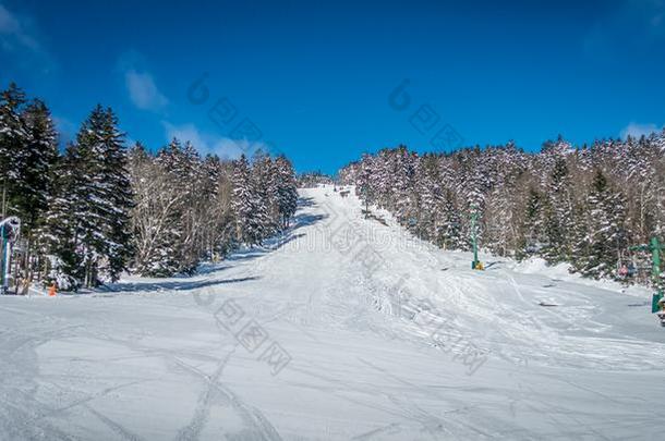 美丽的自然和风景大约雪鞋滑雪求助采用cassette盒子