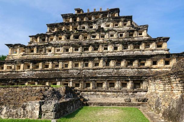 金字塔关于指已提到的人壁龛采用elevation仰角Taj采用考古学的地点,墨西哥