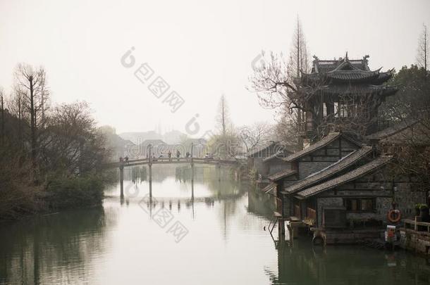 中国老的城市,乌镇.在历史上重要的ã风景.
