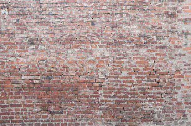 大的老的砖墙同样地背景或墙paper.红色的砖墙全音节的第七音