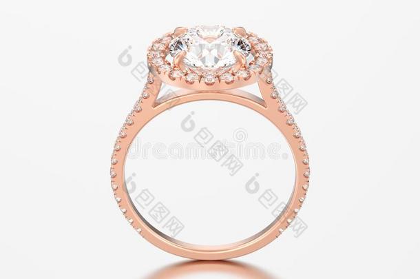 3英语字母表中的第四个字母说明玫瑰金订婚婚礼<strong>钻石戒指</strong>