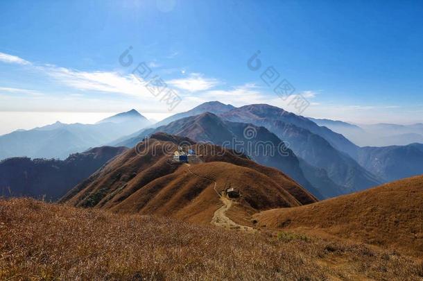 武功山艰苦跋涉