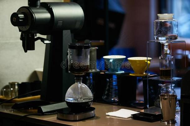 咖啡豆制造者<strong>机器</strong>和玻璃器具类采用咖啡豆商店
