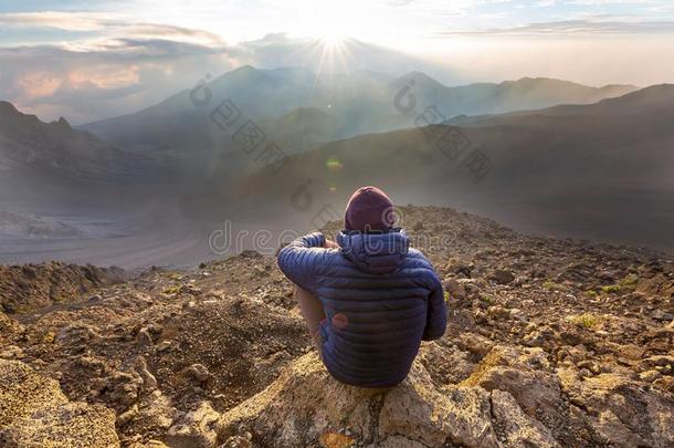 HaleakalaNationalParkandHaleakalaVolcanoontheHawaiianislandofMau