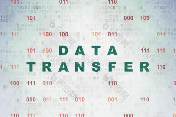 资料观念:资料使转移向数字的资料纸背景