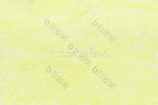 抽象的墨水质地刷子背景黄色的阿奎尔水彩
