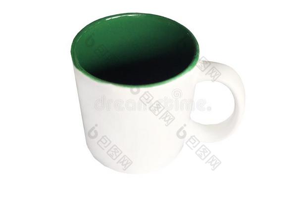 白色的-绿色的水杯子,水杯子,马克杯,白色的-绿色的杯子,where哪里