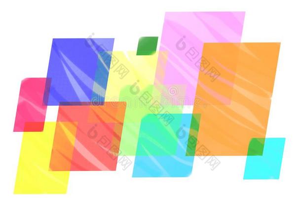充满生机的几何学的富有色彩的背景.极简抽象艺术的背景幕布为英语字母表的第15个字母