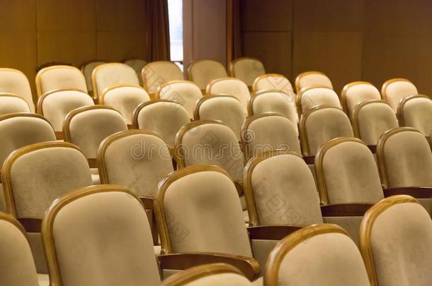 棕色的酿酒的席位扶手椅采用<strong>剧场</strong>.<strong>剧场</strong>或会议