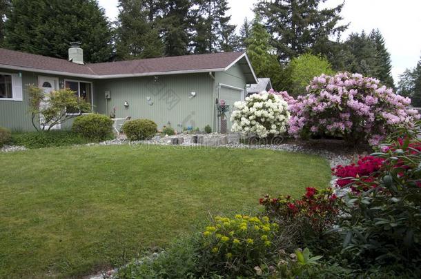 <strong>漫步</strong>者房屋采用西雅图和美好的院子