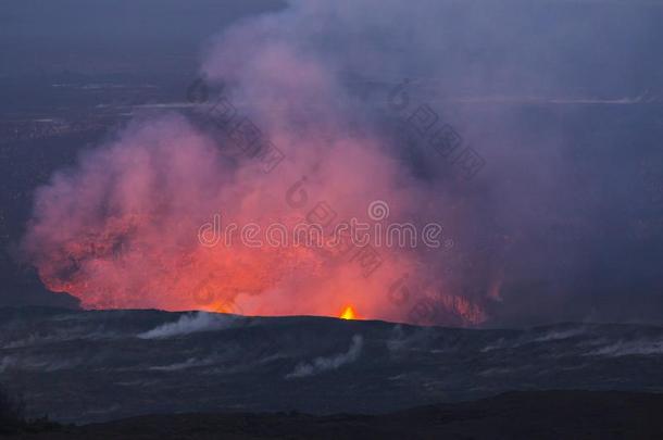 积极的火山