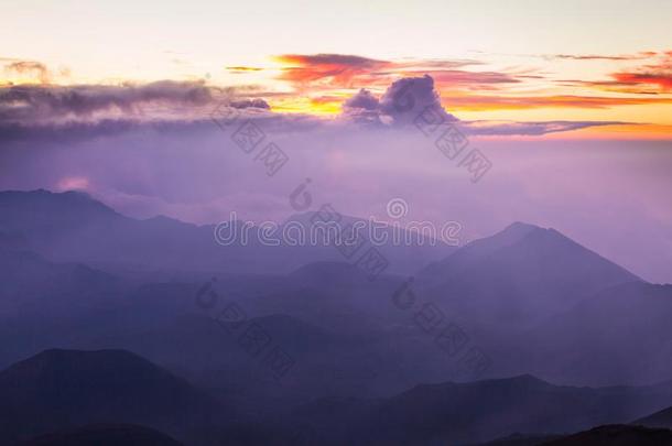 HaleakalaNationalParkandHaleakalaVolcanoontheHawaiianislandofMau