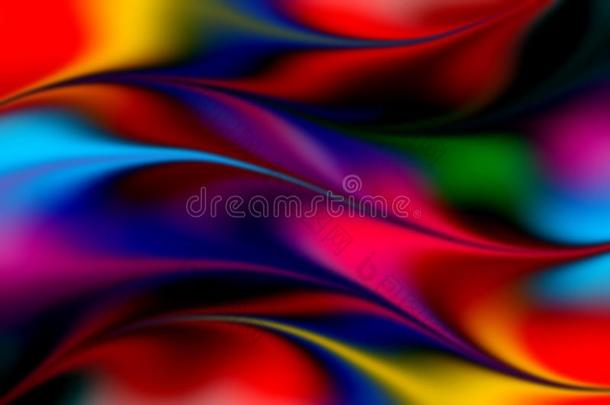 抽象的矢量多彩的遮蔽住波状的背景和莱丁