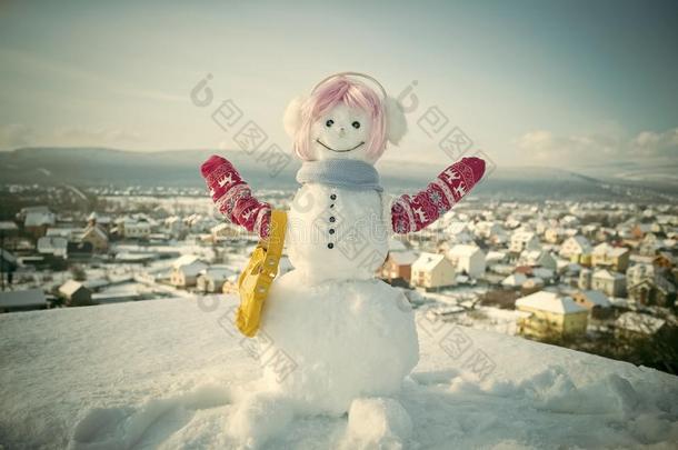 幸福的新的年和雪人.雪人s幸福的对.雪人s厘米/秒