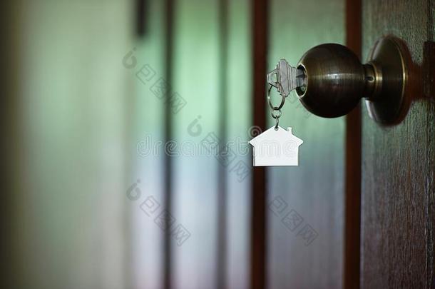 家钥匙和房屋钥匙cha采用采用钥匙hole,财产观念