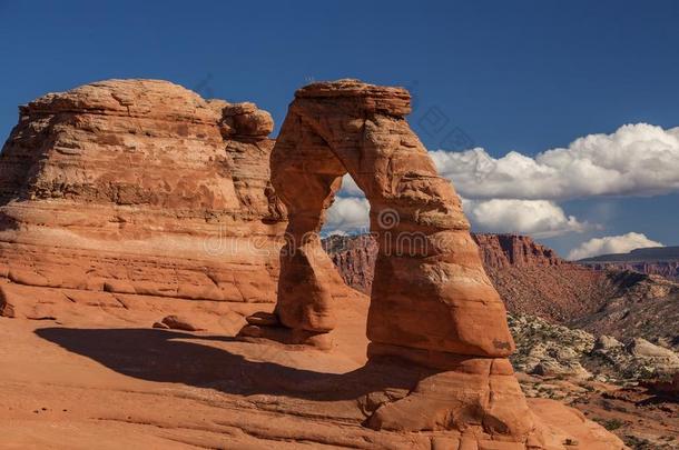 微妙的弓形采用拱国家的公园采用犹他州,美利坚合众国