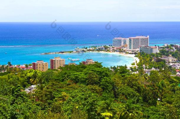 牙买加人海滩一.加勒比海海滩向指已提到的人nor指已提到的人rn海岸关于贾迈