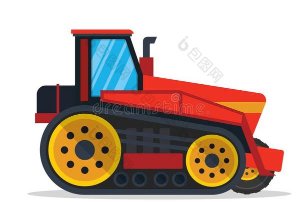 现代的草地割草机拖拉机农业农场车辆说明