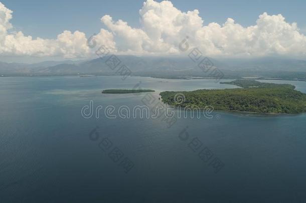 海景画和岛.菲律宾,吕宋岛.