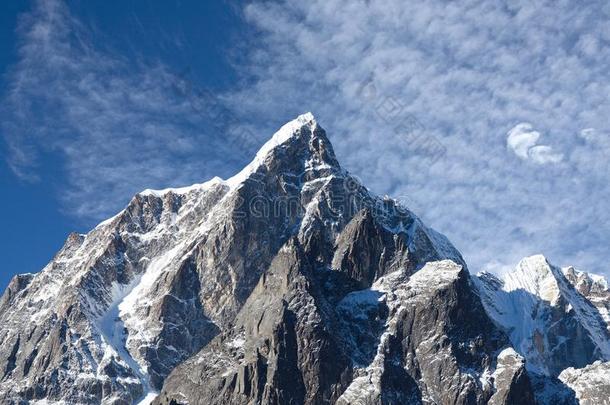 胆碱酯酶<strong>登</strong>上采用萨加玛塔峰国家的公园,尼泊尔<strong>喜</strong>马拉雅山脉