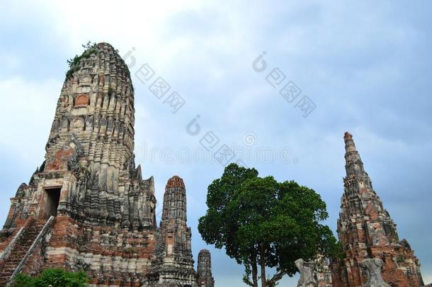 泰国或高棉的<strong>佛</strong>教寺或僧院<strong>茶</strong>泰国或高棉的<strong>佛</strong>教寺或僧院tanaram,古代的庙采用大城府,泰国
