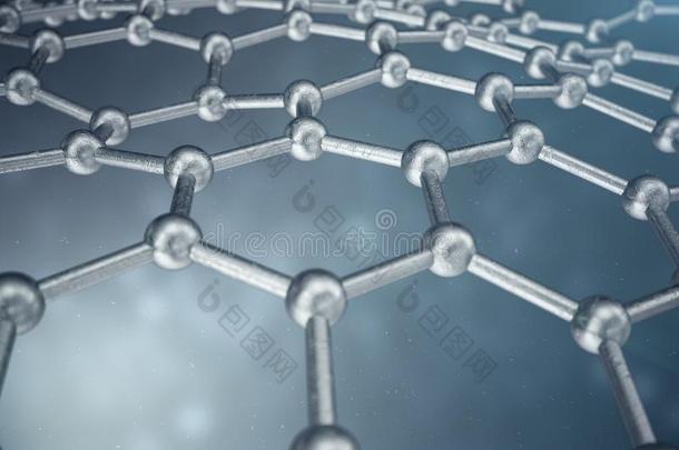 3英语字母表中的第四个字母翻译抽象的纳米技术六角形的几何学的形状Chile智利