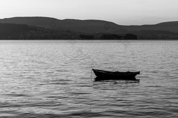 孤独.孤独的小船采用比拉博阿
