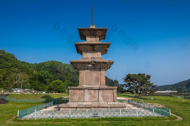 石头塔,♪Gameunsa♪庙地点,庆州,朝鲜