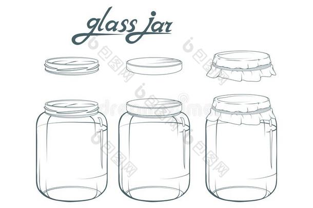 玻璃罐子.罐子手疲惫的.字体关于玻璃罐子.