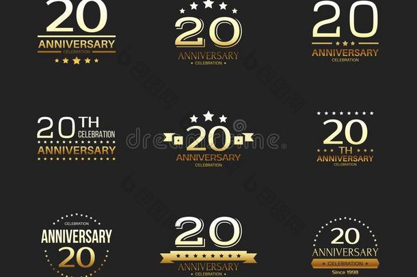 20Thailand泰国周年纪念日庆祝标识放置.20年周年纪念横幅.