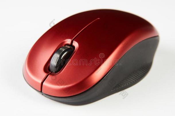 红色的视觉的计算机老鼠