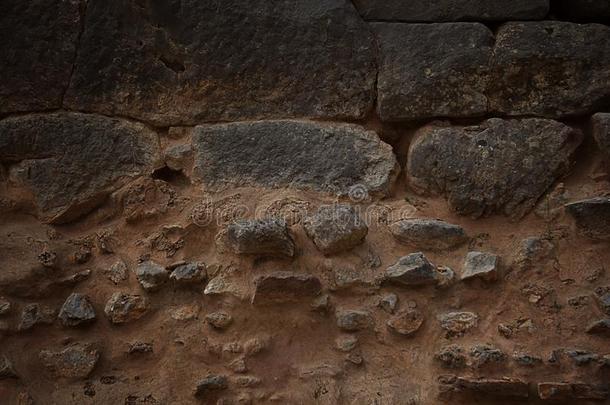 石头背景质地古代的墙
