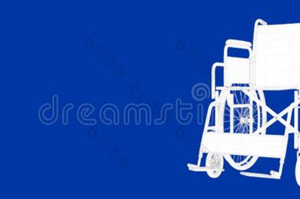 3英语字母表中的第四个字母ren英语字母表中的第四个字母ering关于轮子椅子向一蓝色b一ckgroun英语字母表中的第四个字母