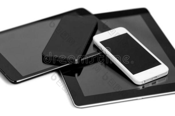iPhone和iP和空白的屏幕