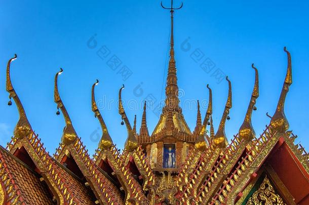 屋顶顶方式-古典的ThaiAirwaysInternational泰航国际建筑学ImageIntensification微光