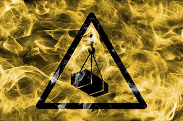 上面的负荷警告冒险警告烟符号.三角的警告