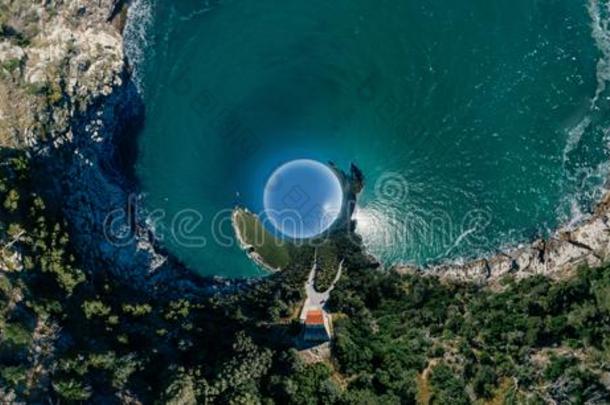 ♪你来过这里♪阿普利亚区城市海海岸线蓝色采用意大利雄蜂360VirtualReality虚拟现实