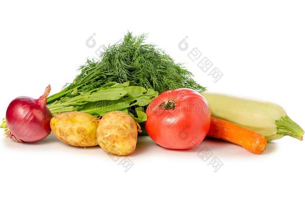 绿叶<strong>蔬菜蔬菜</strong>夏季产南瓜之一种番茄马铃<strong>薯</strong>