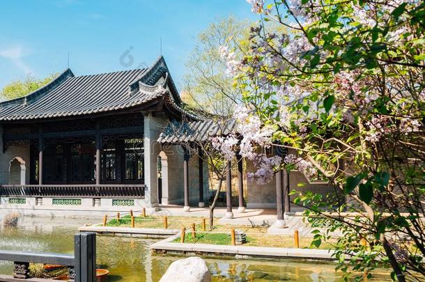 中国人传统的房屋和花园