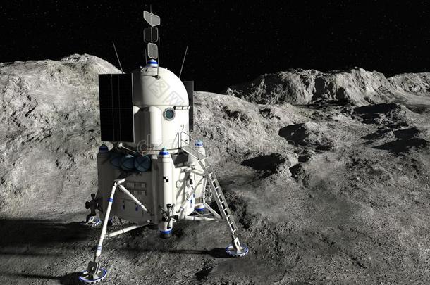 月亮月的登陆模块,空间探测