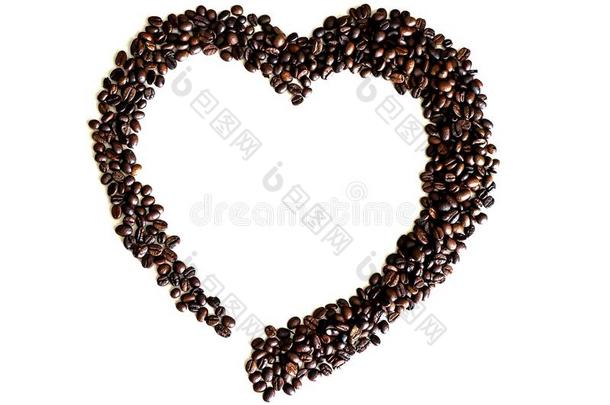 咖啡豆心符号