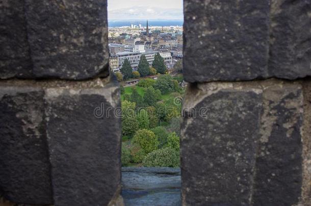 看法关于爱丁堡从爱丁堡城堡-爱丁堡,苏格兰