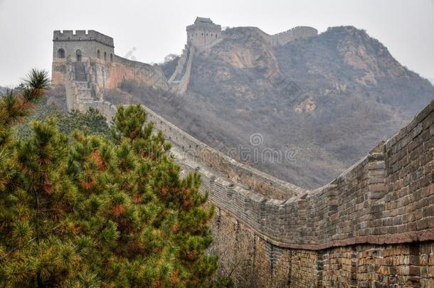 指已提到的人伟大的墙关于中国,Jinshanlin部分