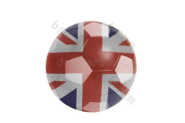 不列颠的旗向足球球