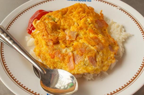 煎蛋饼向稻,ThaiAirwaysInternational泰航国际食物.
