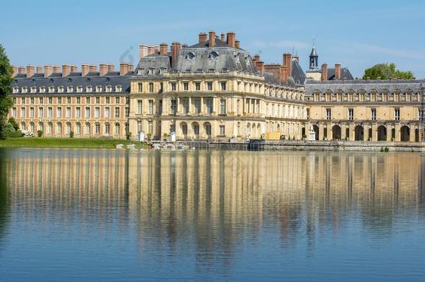 枫丹白露宫城堡demand需要枫丹白露在近处巴黎,法国