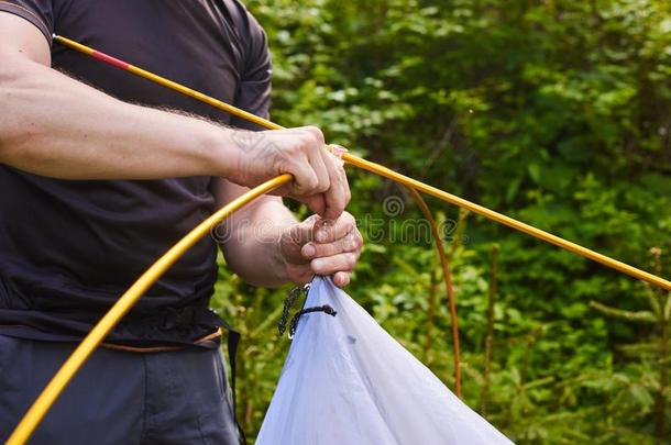 营地采用指已提到的人帐篷-旅行者sett采用g一帐篷向指已提到的人c一mp采用g.关