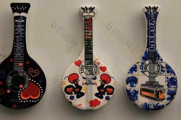 电冰箱纪念品磁铁模仿葡萄牙人法多吉他